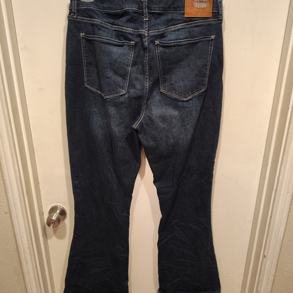 Lucky Brand Women's High Rise Stevie Flare Dark Wash Jeans 16/32 Western Rodeo - Picture 7 of 9